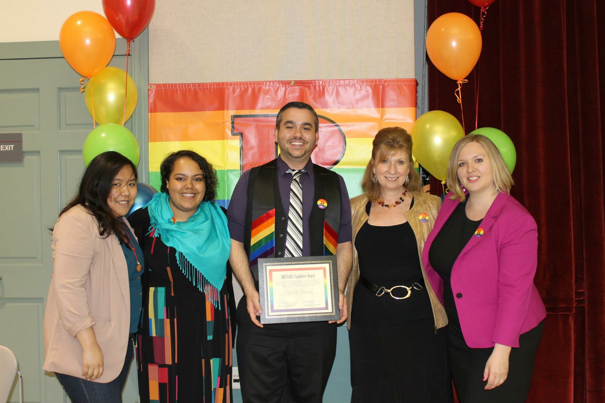 Kyle S. Hartmann at Rainbow Graduation