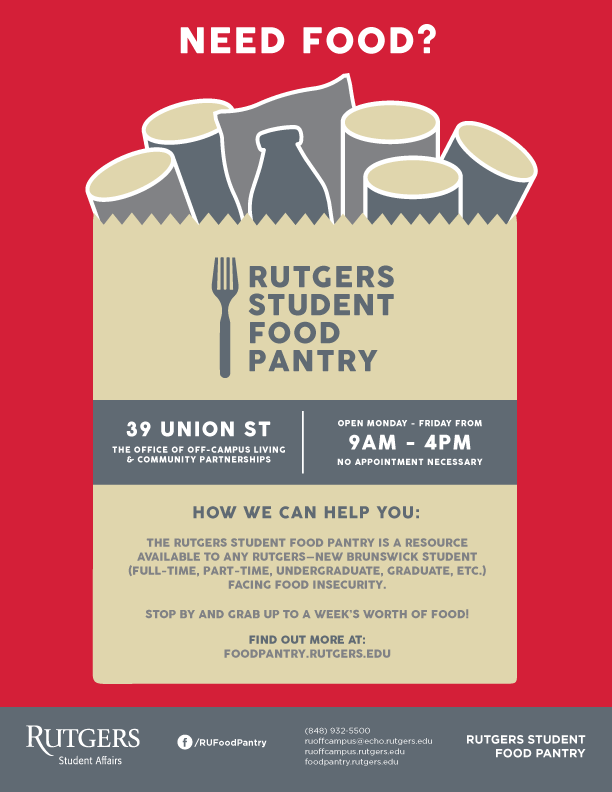 Rutgers food pantry