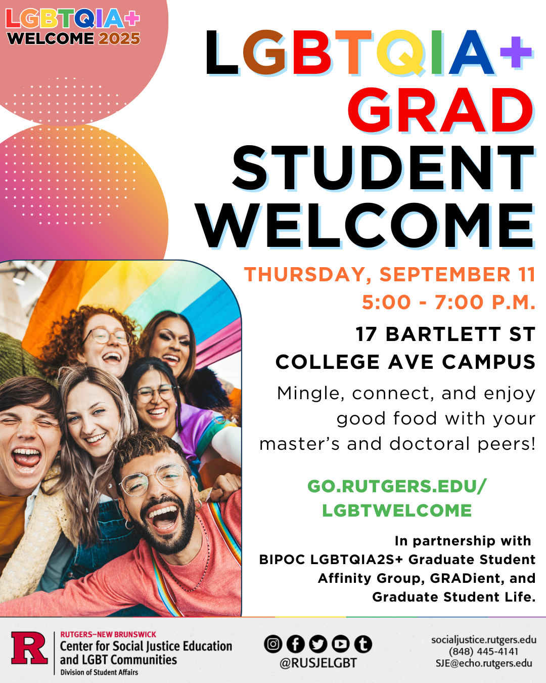 LGBTQIA+ Grad Student Welcome Event