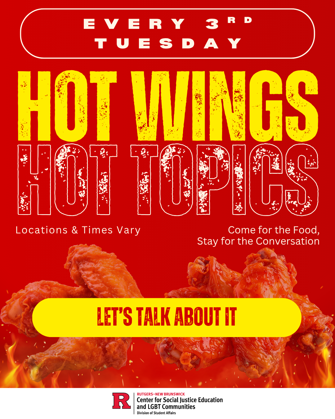 Hot wings & hot topic tuesdays