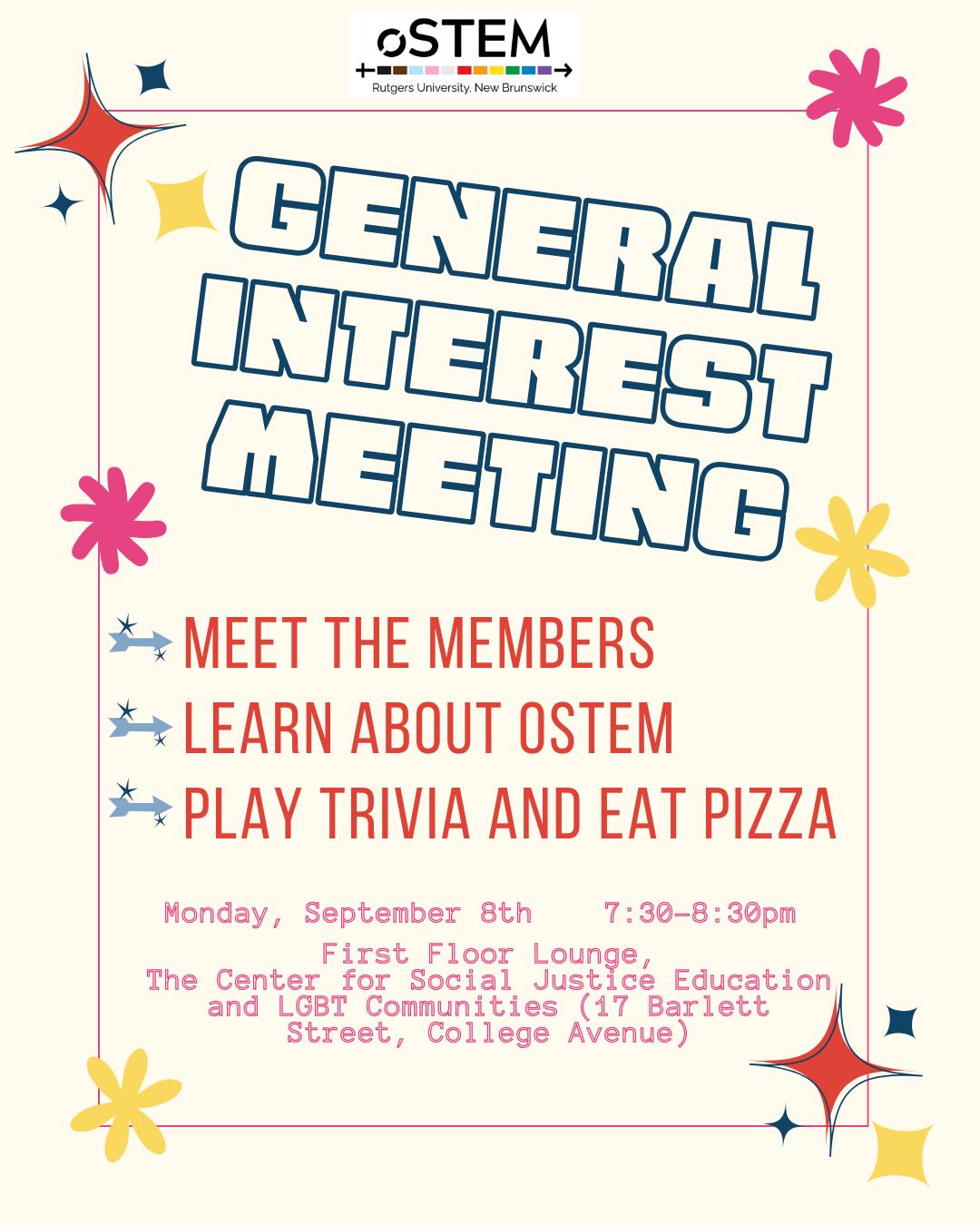 Out in STEM General Interest Meeting Info