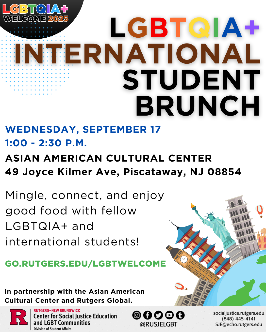 LGBTQIA+ International Student Brunch Event
