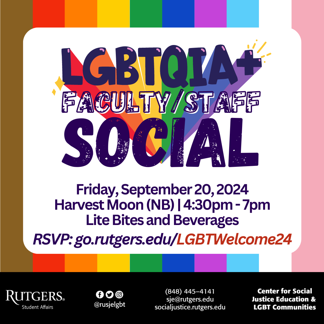 LGBTQIA+ Faculty/Staff Social