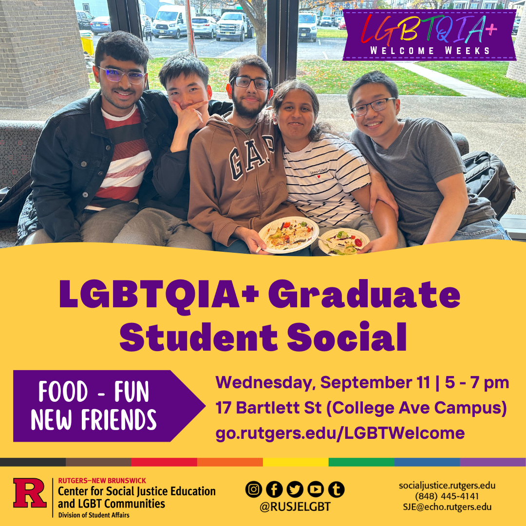 LGBTQIA+ Graduate Student Social