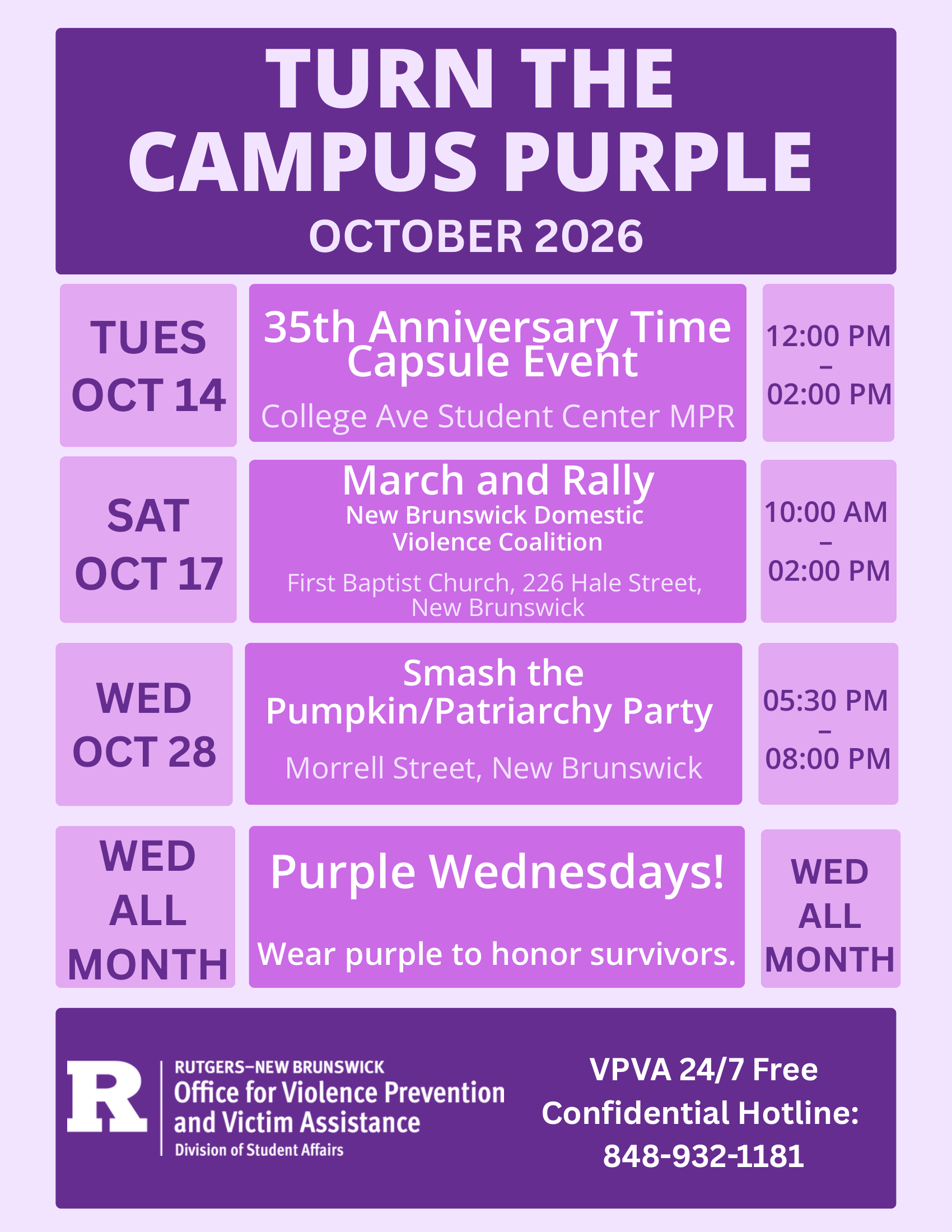 Domestic Violence Awareness Month