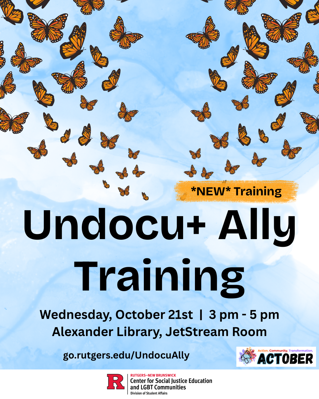 Event flyer with details